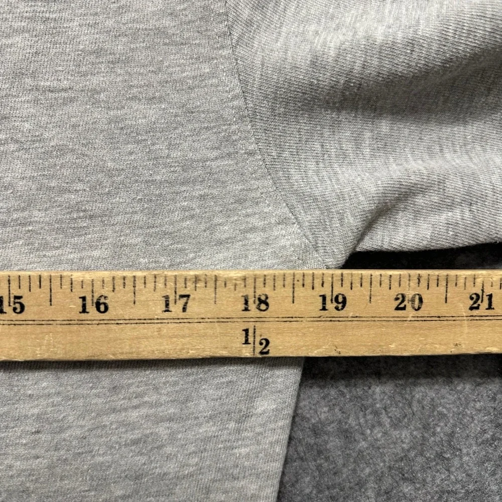 Champion Hoodie‎ Mens Small Gray Script Logo Authentic Athleticwear Pullover